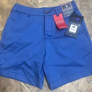 U.S. Polo Assn. Men's Royal Blue Flat Front Shorts